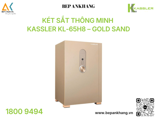 Két sắt thông minh Kassler KL-65H8 – Gold Sand